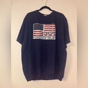 Navy USA Forever True T-Shirt 18/20W
